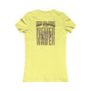 New Orleans Fans Never Waver W-Leopard Football Women's Favorite Tee - Never Waver