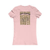 New Orleans Fans Never Waver W-Leopard Football Women's Favorite Tee - Never Waver