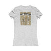 New Orleans Fans Never Waver W-Leopard Football Women's Favorite Tee - Never Waver