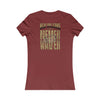 New Orleans Fans Never Waver W-Leopard Football Women's Favorite Tee - Never Waver