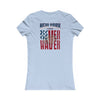 New York Fans Never Waver W-Leopard Football Women's Favorite Tee - Never Waver