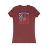 New York Fans Never Waver W-Leopard Football Women's Favorite Tee - Never Waver