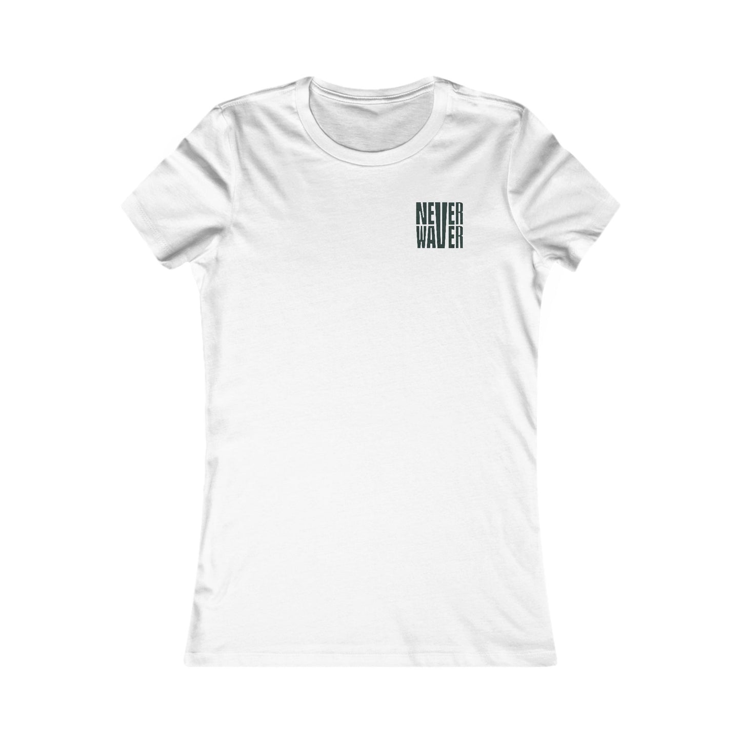 New York Fans Never Waver W-Leopard Football Women's Favorite Tee - Never Waver
