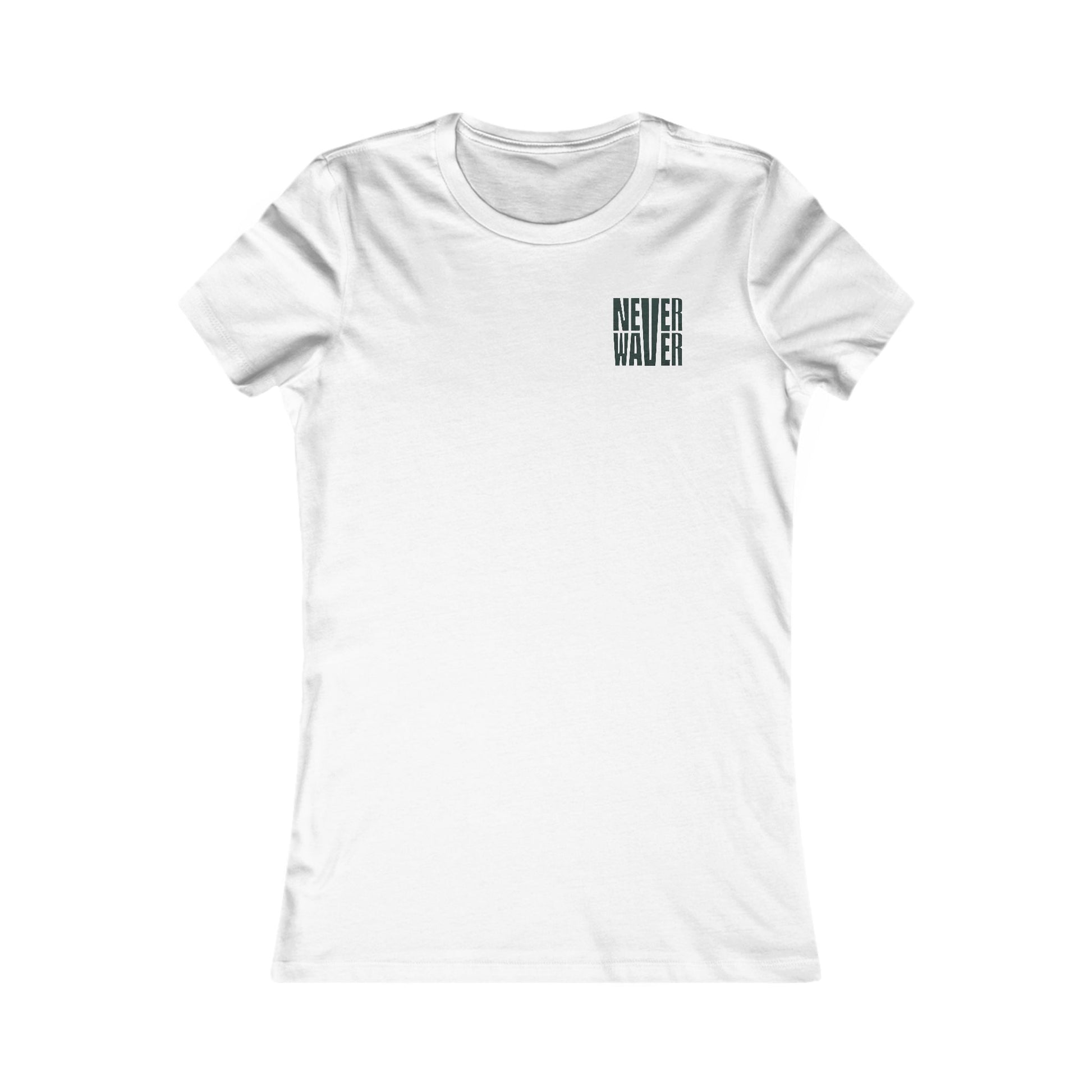New York Fans Never Waver W-Leopard Football Women's Favorite Tee - Never Waver
