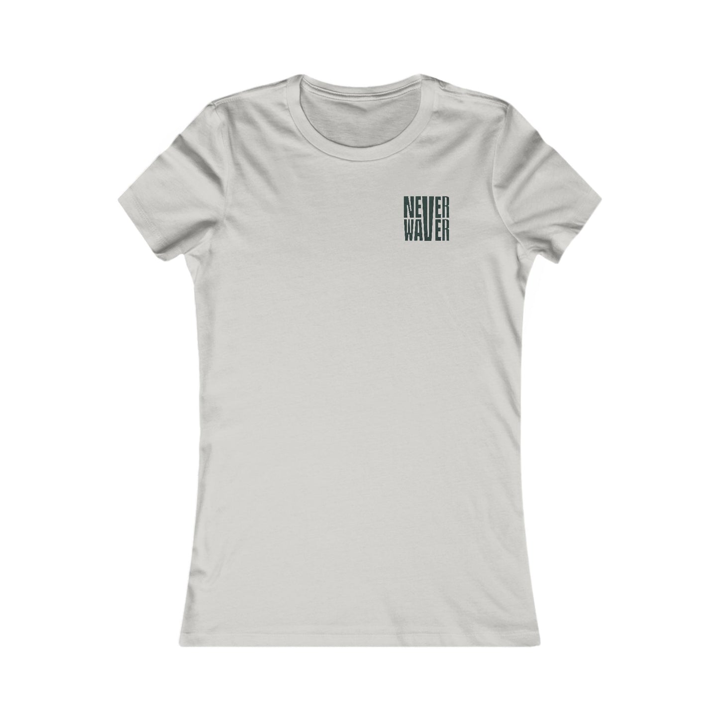 New York Fans Never Waver W-Leopard Football Women's Favorite Tee - Never Waver