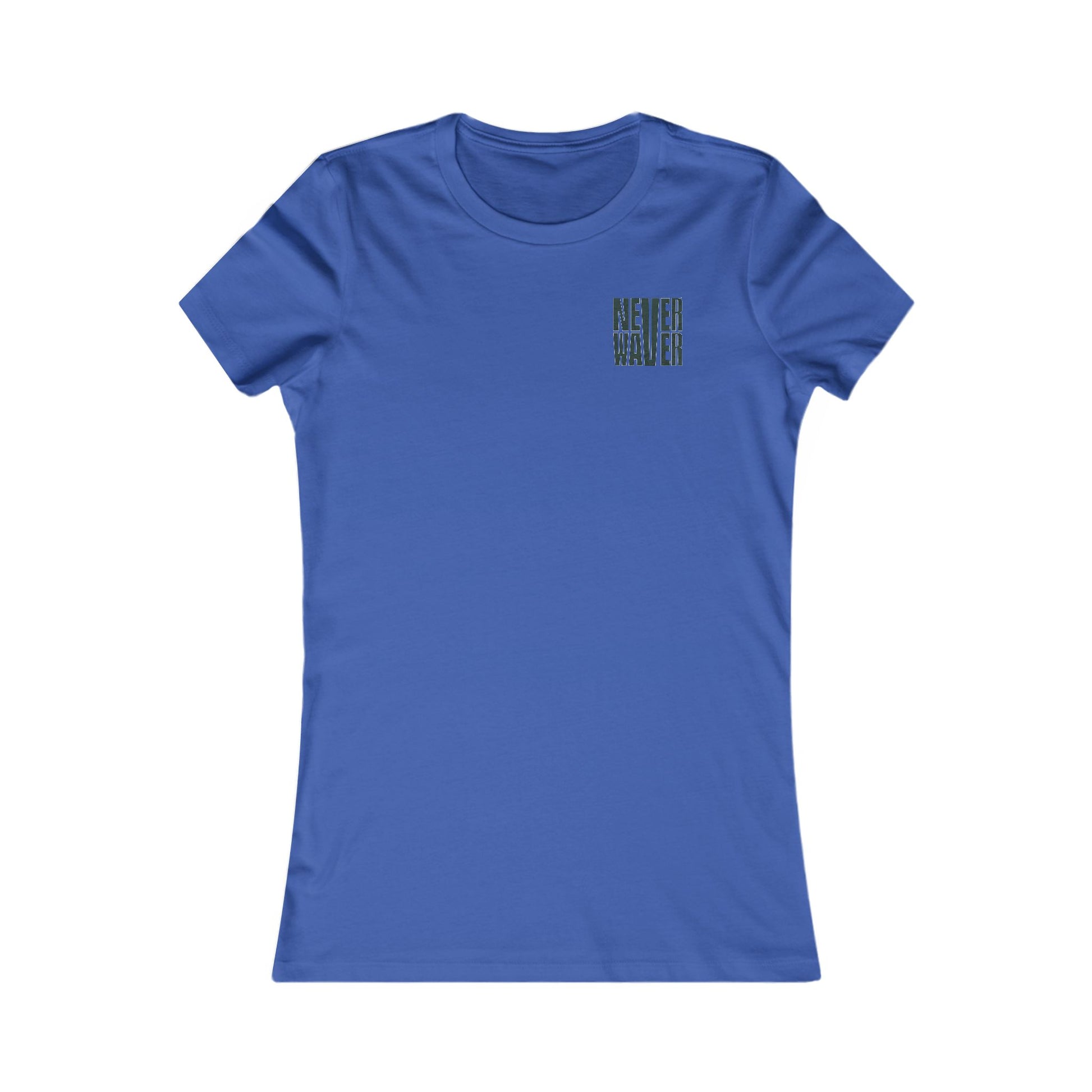 New York Fans Never Waver W-Leopard Football Women's Favorite Tee - Never Waver