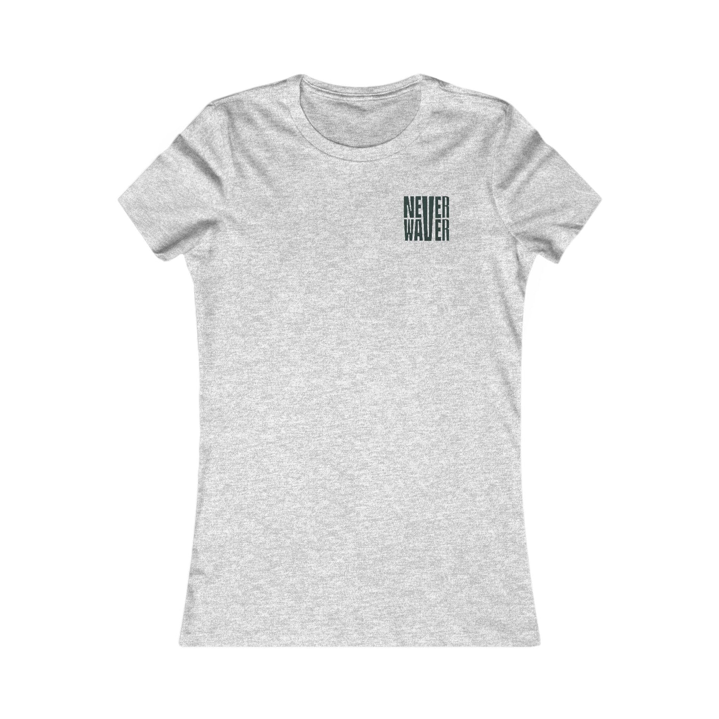 New York Fans Never Waver W-Leopard Football Women's Favorite Tee - Never Waver