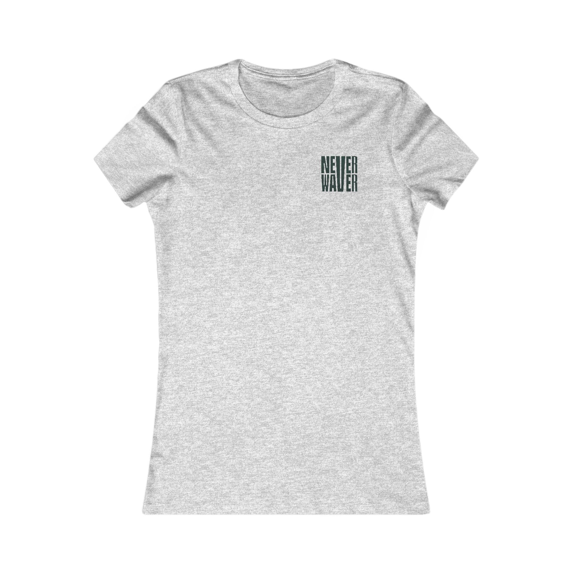 New York Fans Never Waver W-Leopard Football Women's Favorite Tee - Never Waver