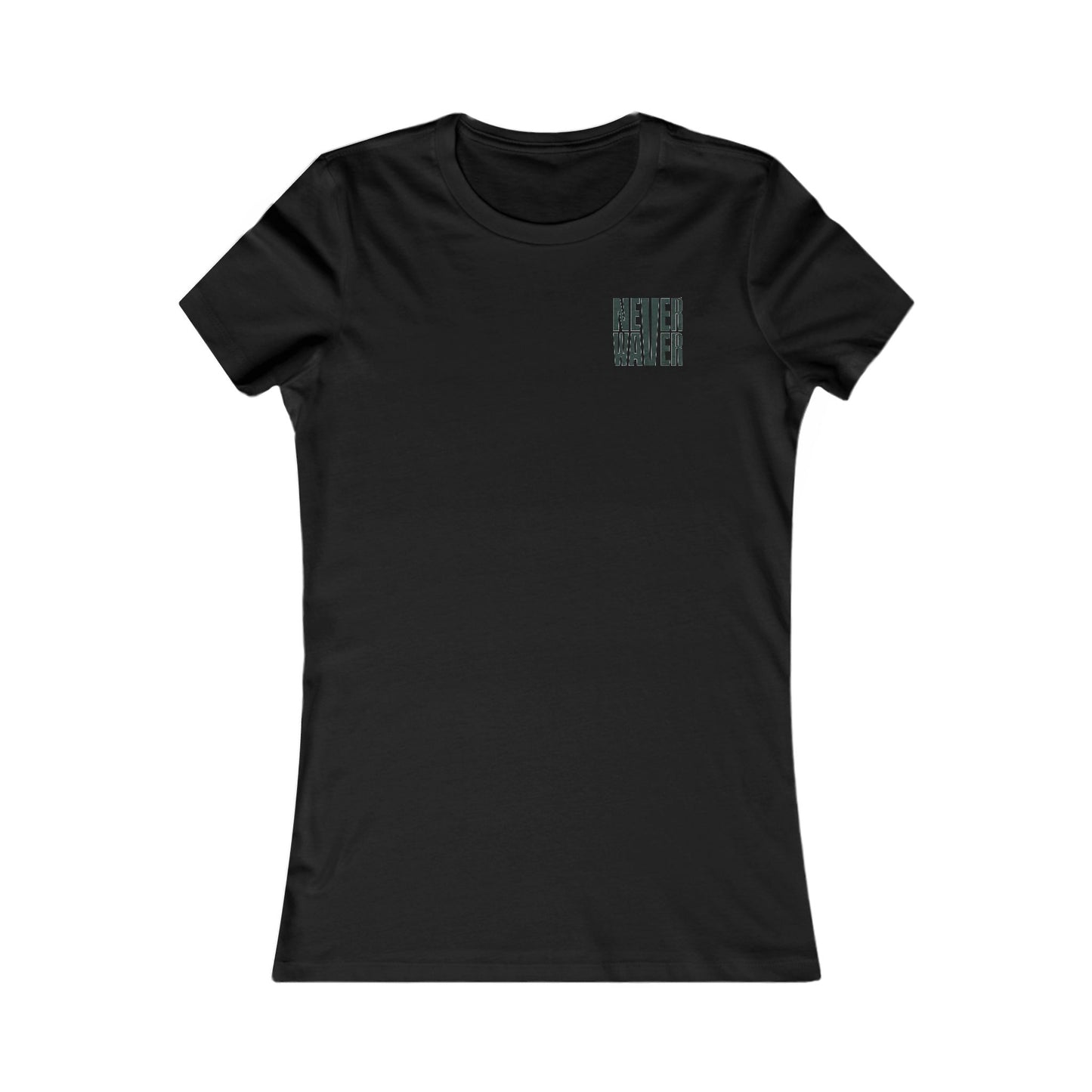 New York Fans Never Waver W-Leopard Football Women's Favorite Tee - Never Waver