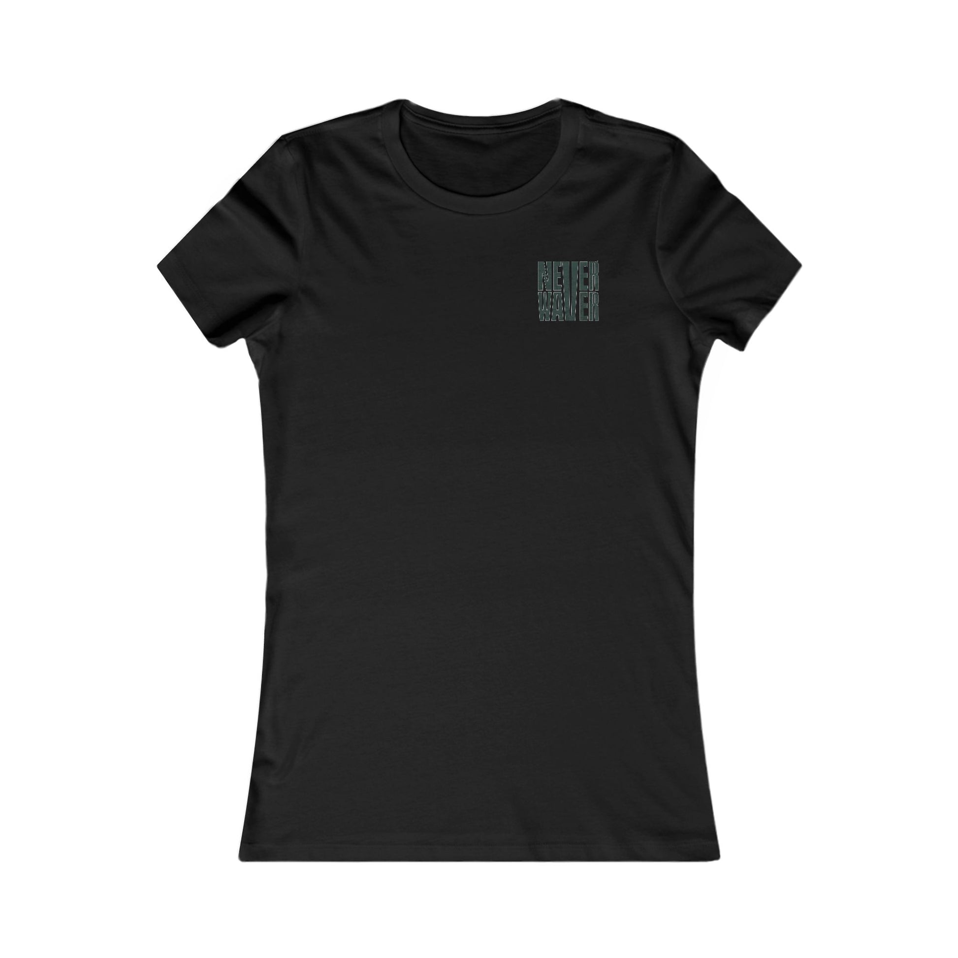 New York Fans Never Waver W-Leopard Football Women's Favorite Tee - Never Waver