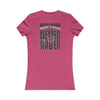 New York Fans Never Waver W-Leopard Football Women's Favorite Tee - Never Waver