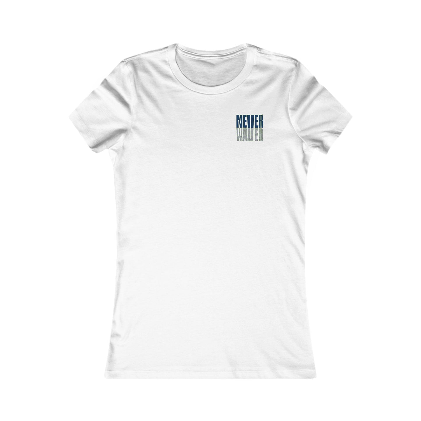 Seattle Fans Never Waver W-Leopard Football Women's Favorite Tee - Never Waver