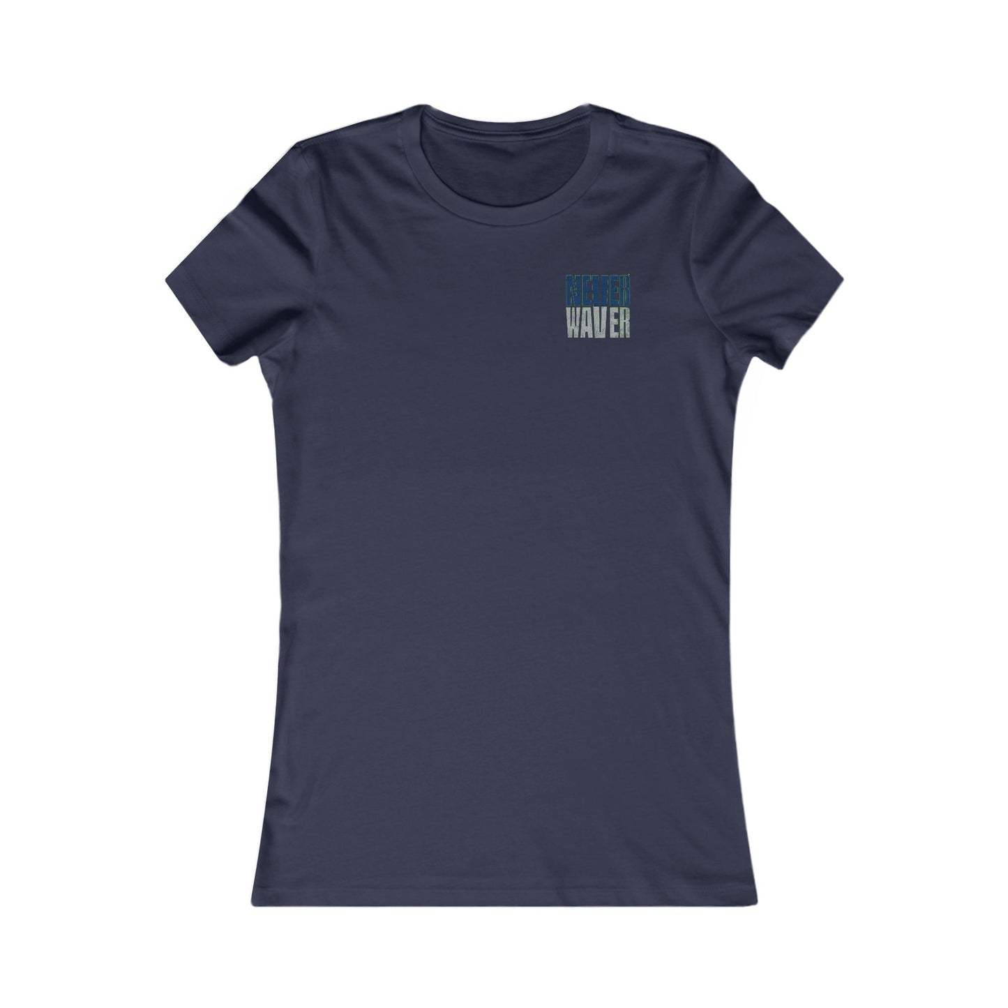 Seattle Fans Never Waver W-Leopard Football Women's Favorite Tee - Never Waver