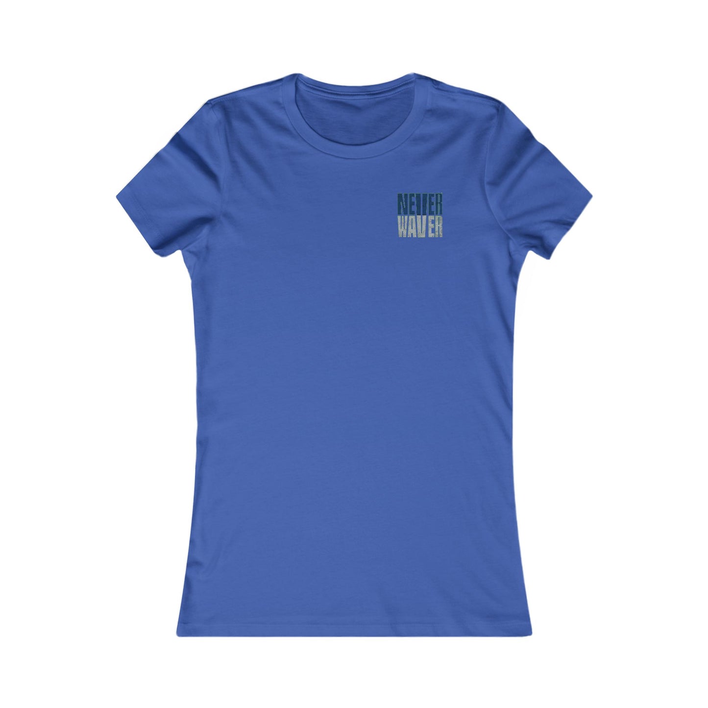 Seattle Fans Never Waver W-Leopard Football Women's Favorite Tee - Never Waver