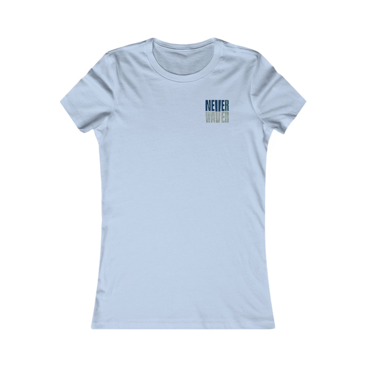 Seattle Fans Never Waver W-Leopard Football Women's Favorite Tee - Never Waver