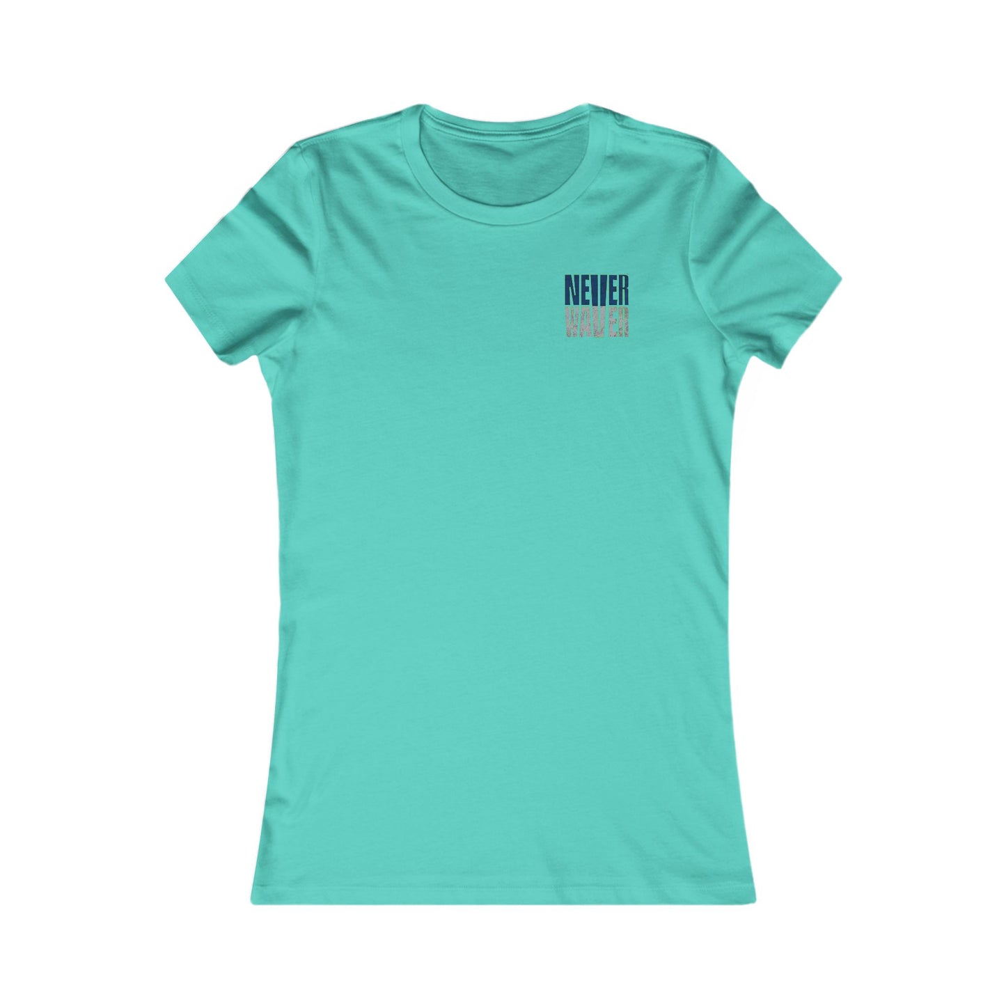 Seattle Fans Never Waver W-Leopard Football Women's Favorite Tee - Never Waver