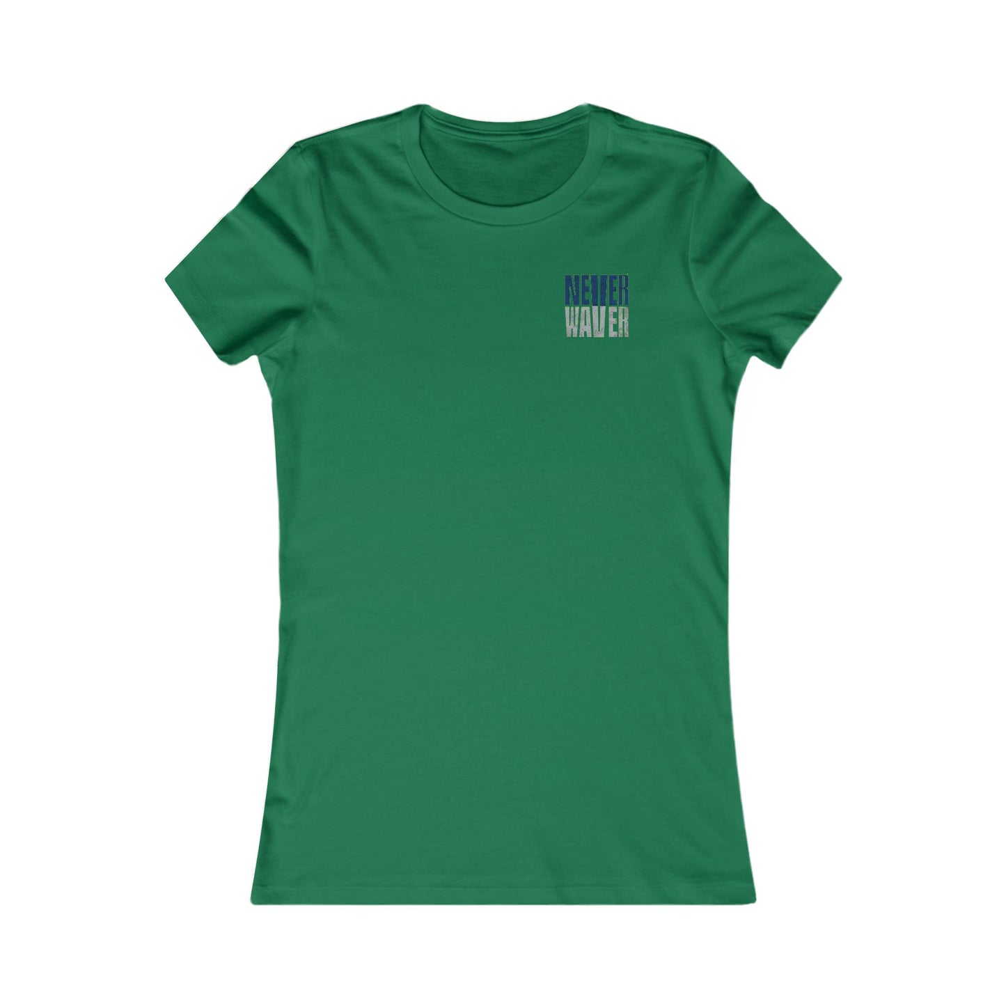 Seattle Fans Never Waver W-Leopard Football Women's Favorite Tee - Never Waver