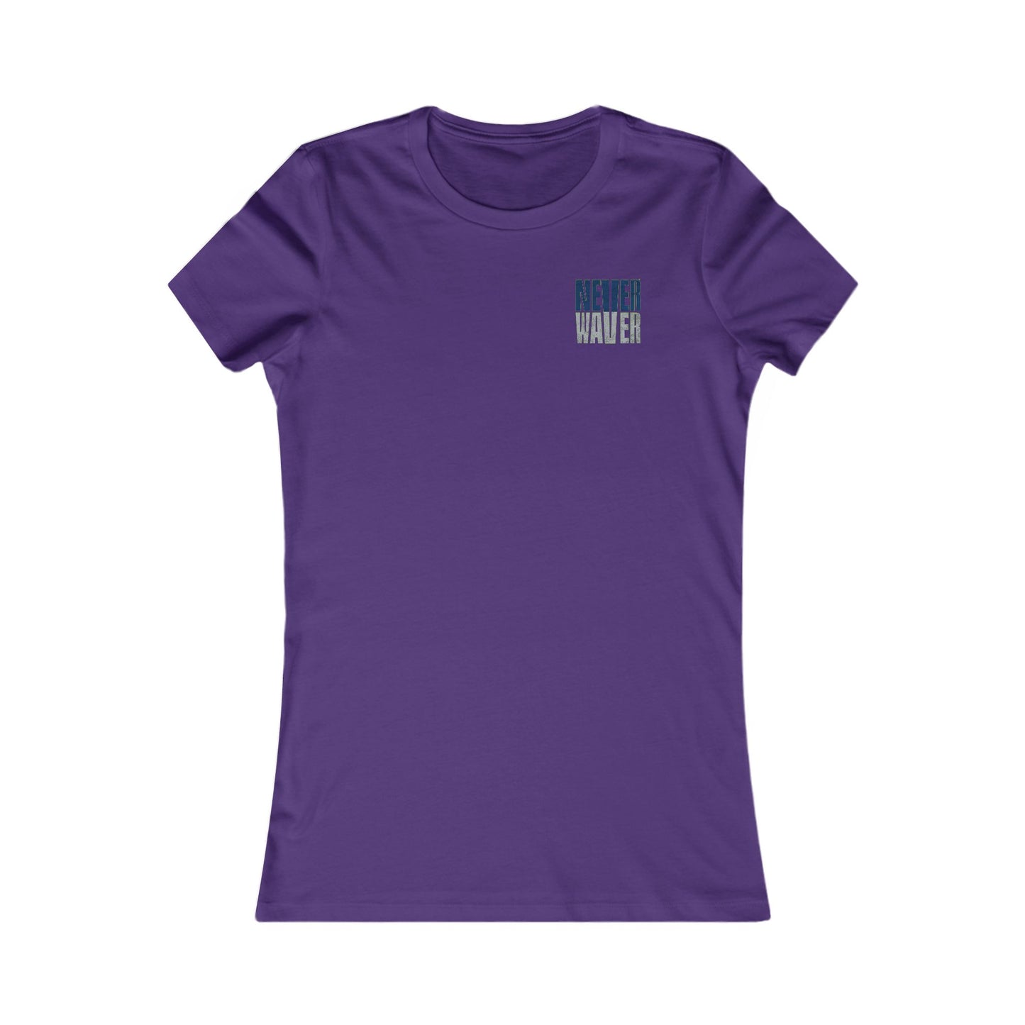 Seattle Fans Never Waver W-Leopard Football Women's Favorite Tee - Never Waver