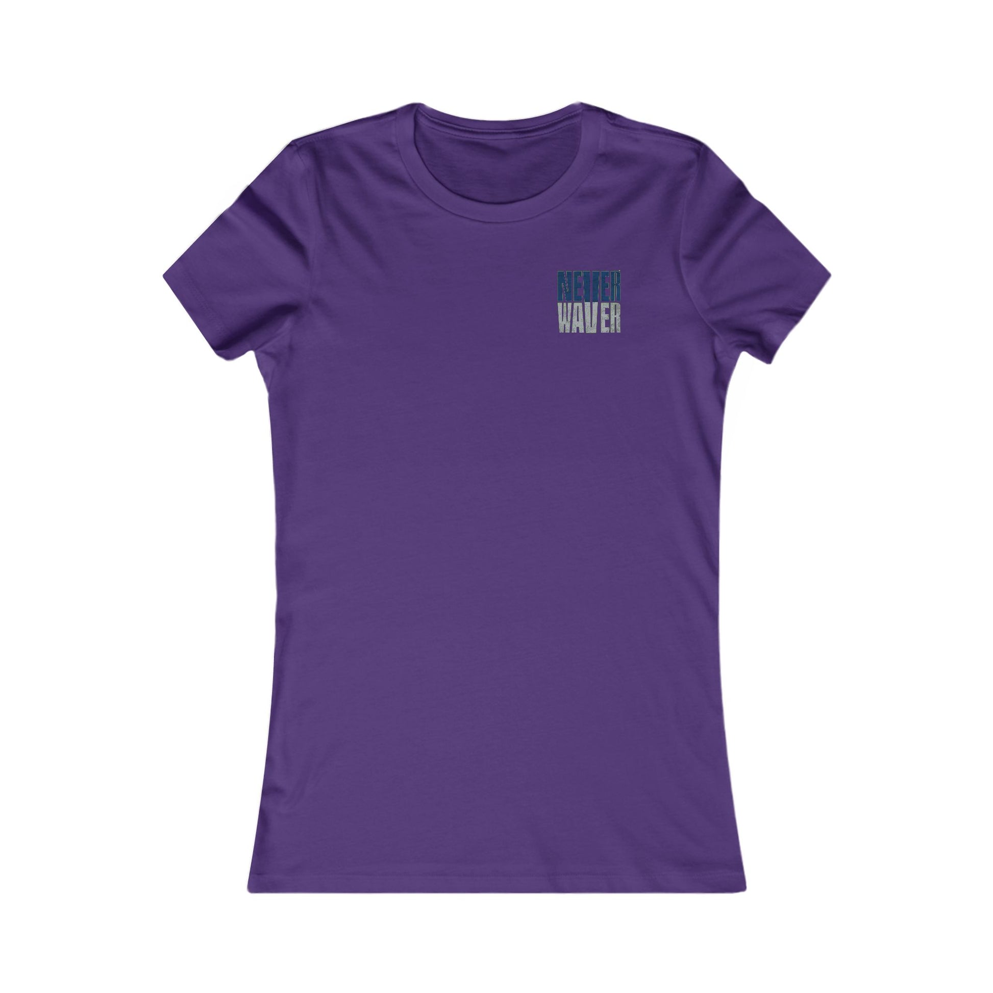 Seattle Fans Never Waver W-Leopard Football Women's Favorite Tee - Never Waver