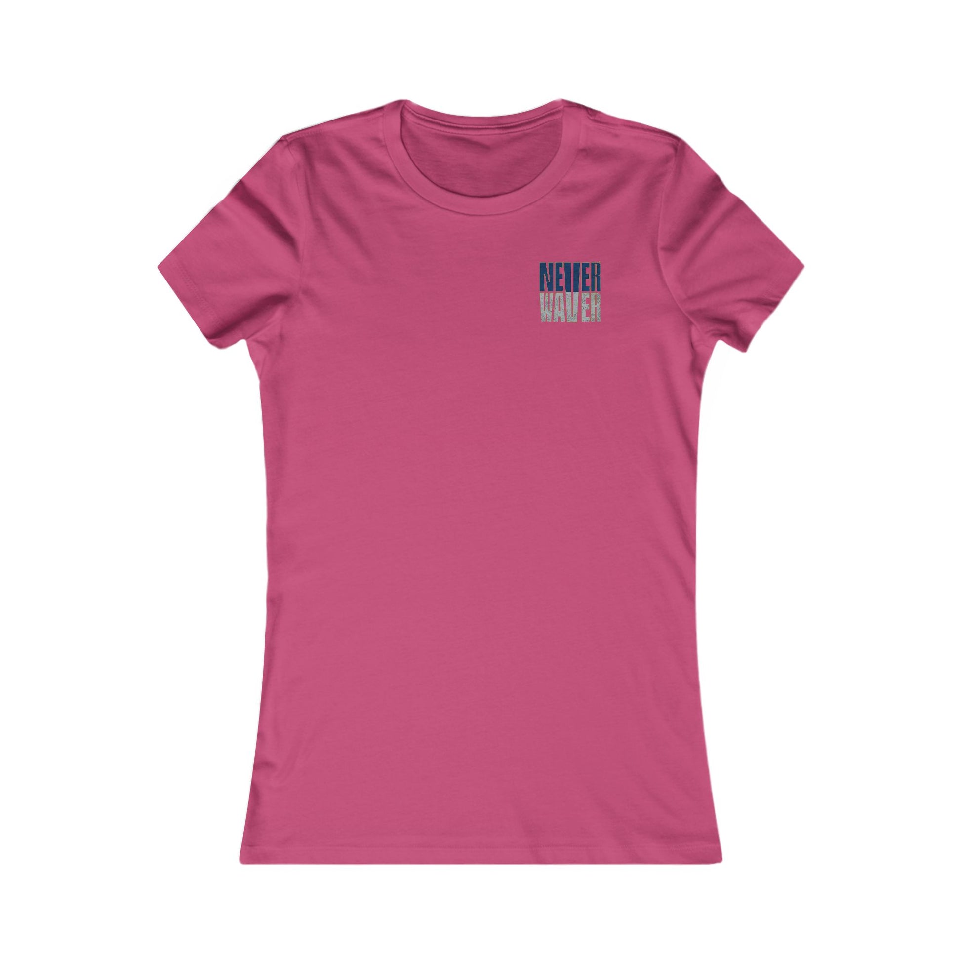 Seattle Fans Never Waver W-Leopard Football Women's Favorite Tee - Never Waver