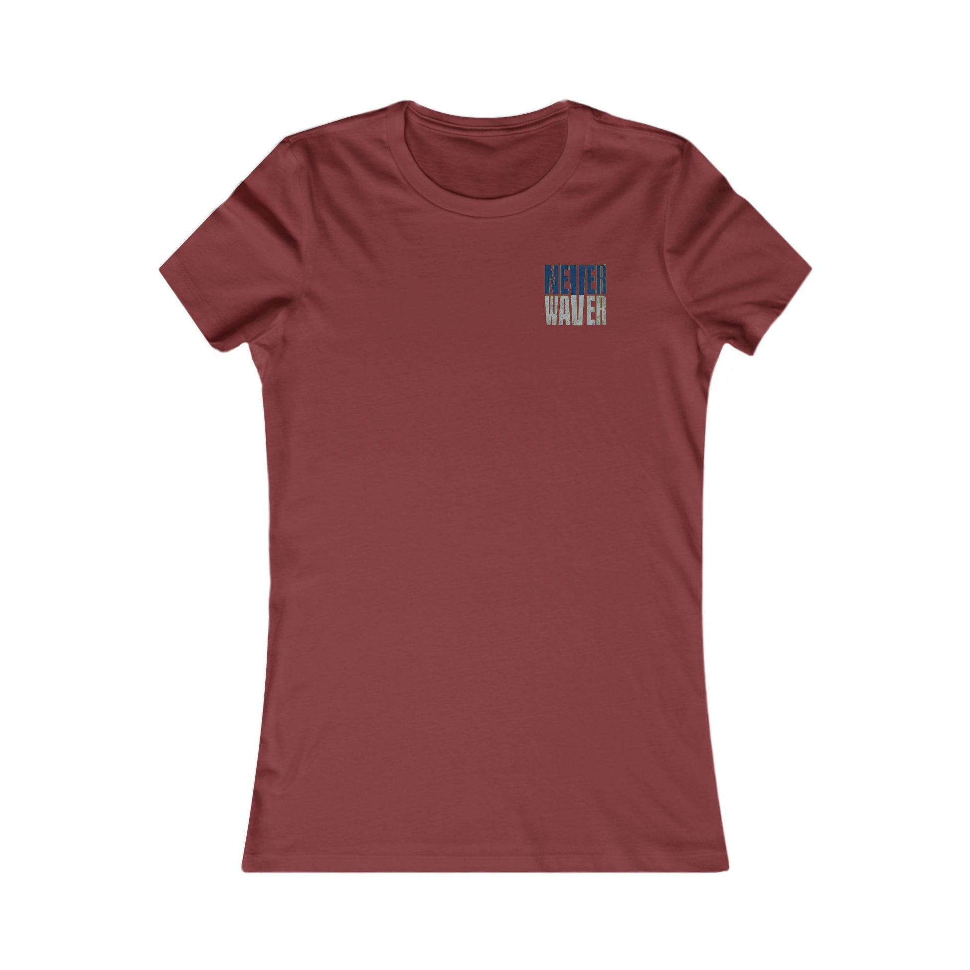 Seattle Fans Never Waver W-Leopard Football Women's Favorite Tee - Never Waver
