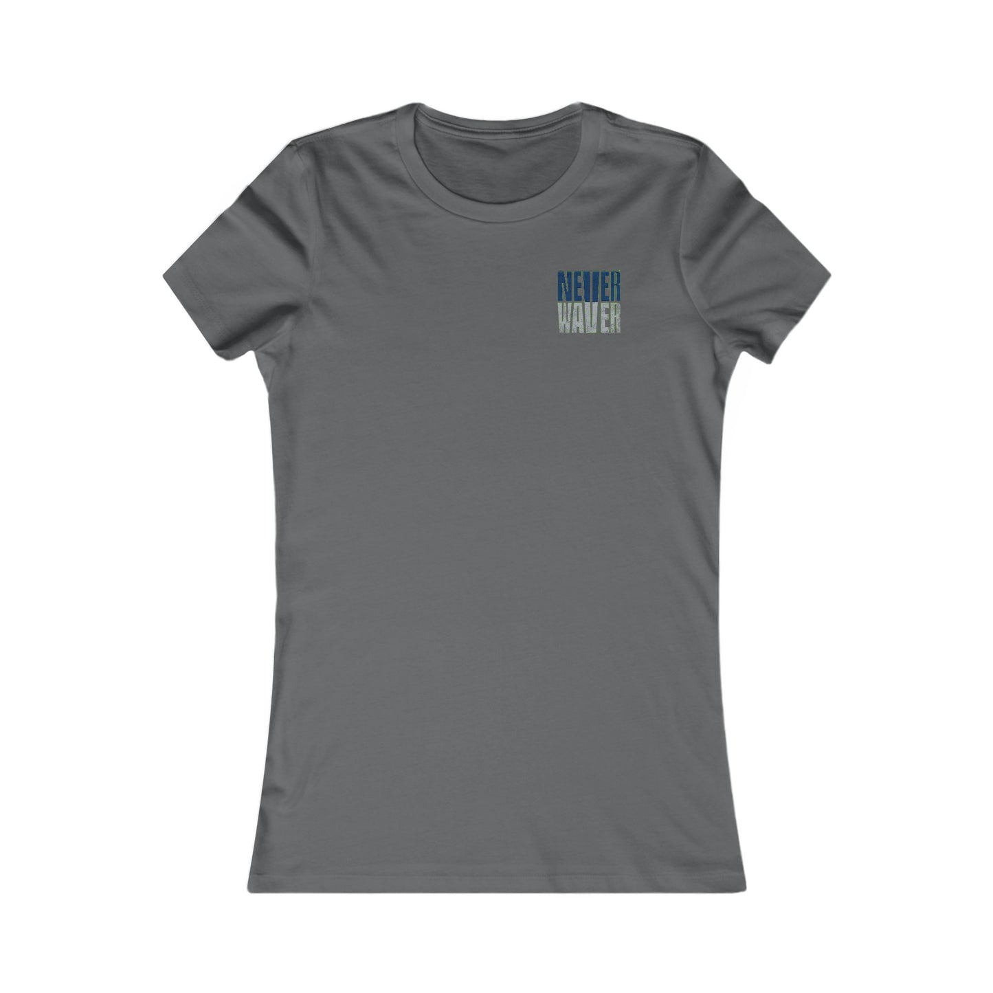 Seattle Fans Never Waver W-Leopard Football Women's Favorite Tee - Never Waver