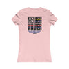 T-Shirt Never Waver Back Our First Responders Women's - Never Waver