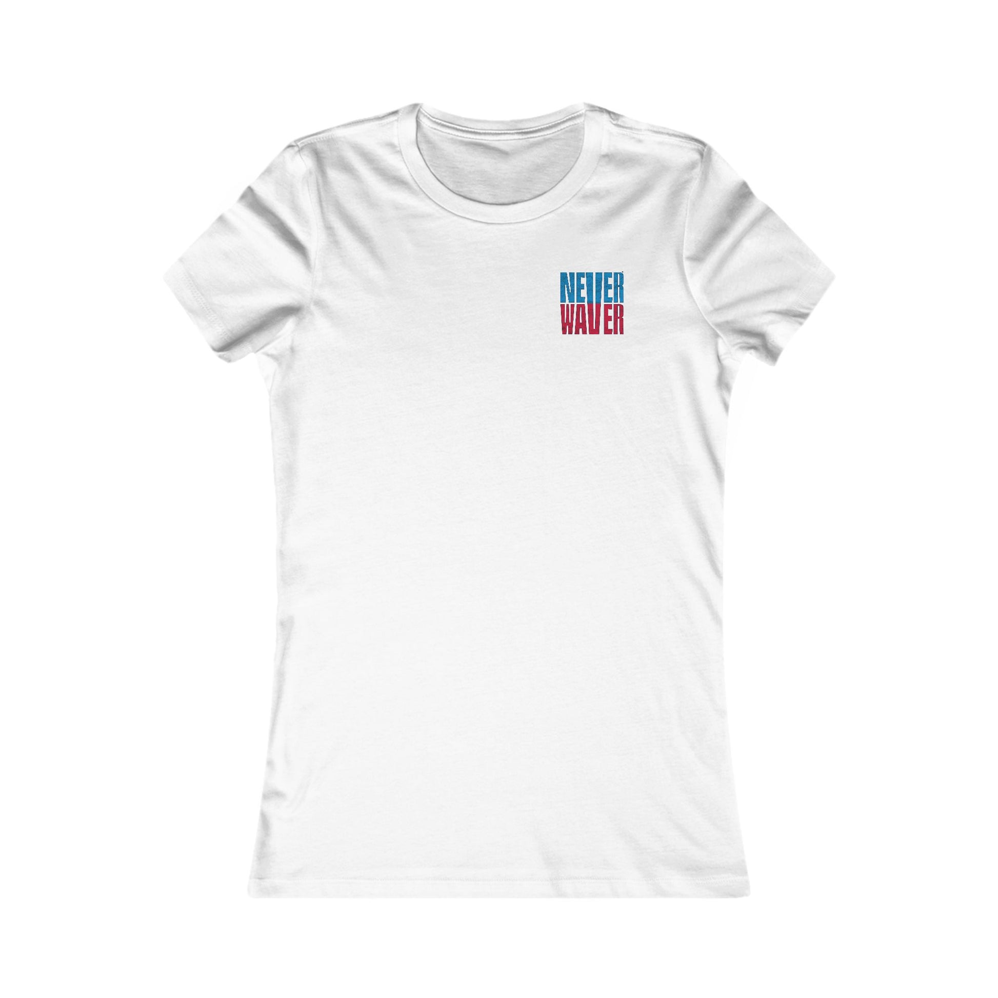 Tennessee Fans Never Waver W-Leopard Football Women's Favorite Tee - Never Waver