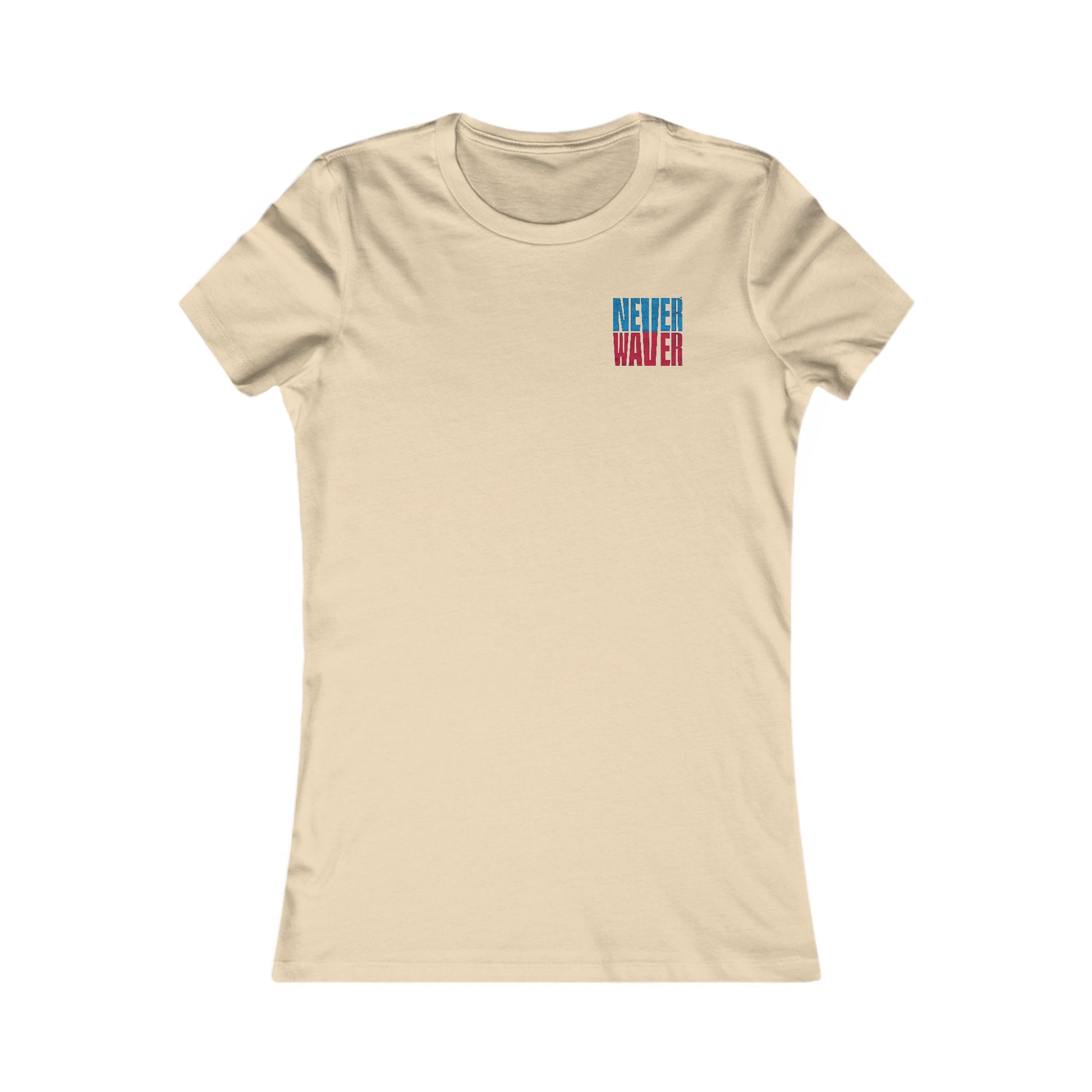 Tennessee Fans Never Waver W-Leopard Football Women's Favorite Tee - Never Waver