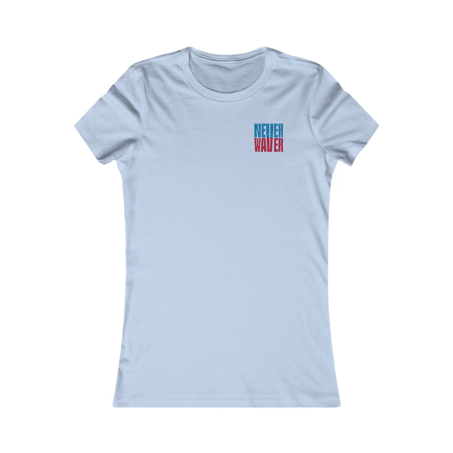 Tennessee Fans Never Waver W-Leopard Football Women's Favorite Tee - Never Waver