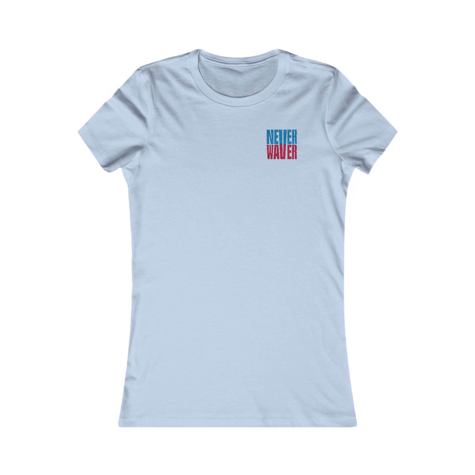 Tennessee Fans Never Waver W-Leopard Football Women's Favorite Tee - Never Waver