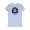 True Americans Never Waver They Always Back The Blue  Women's Favorite Tee - Never Waver