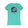 True Americans Never Waver They Always Back The Blue  Women's Favorite Tee - Never Waver