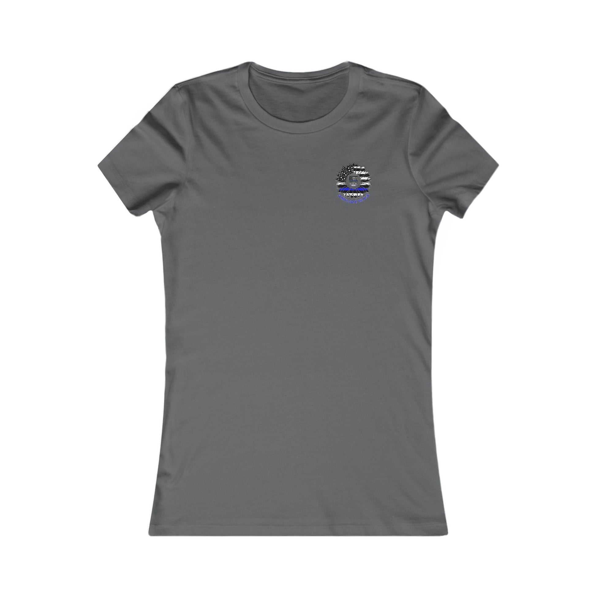 True Americans Never Waver They Always Back The Blue  Women's Favorite Tee - Never Waver