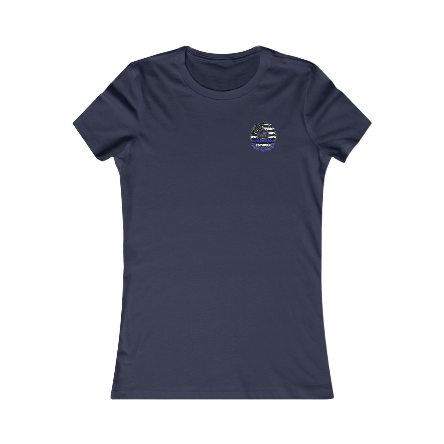 True Americans Never Waver They Always Back The Blue  Women's Favorite Tee - Never Waver