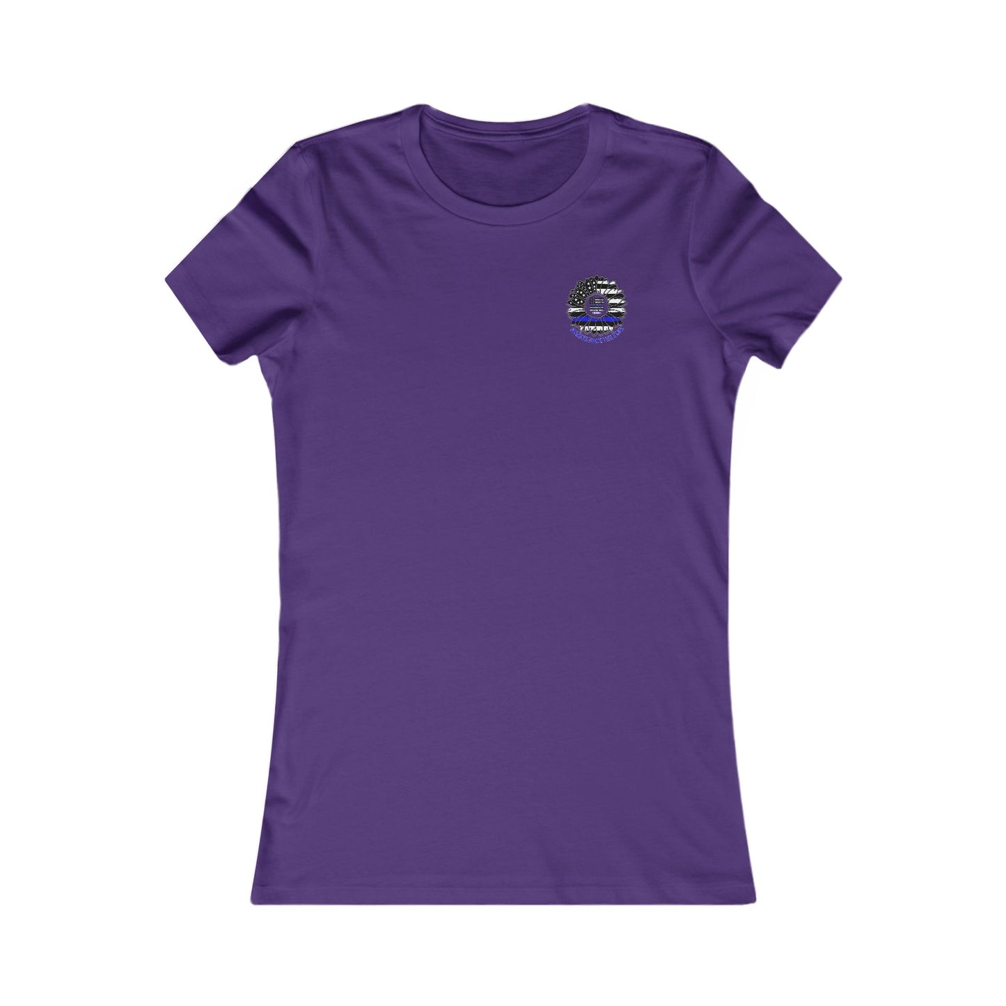 True Americans Never Waver They Always Back The Blue  Women's Favorite Tee - Never Waver