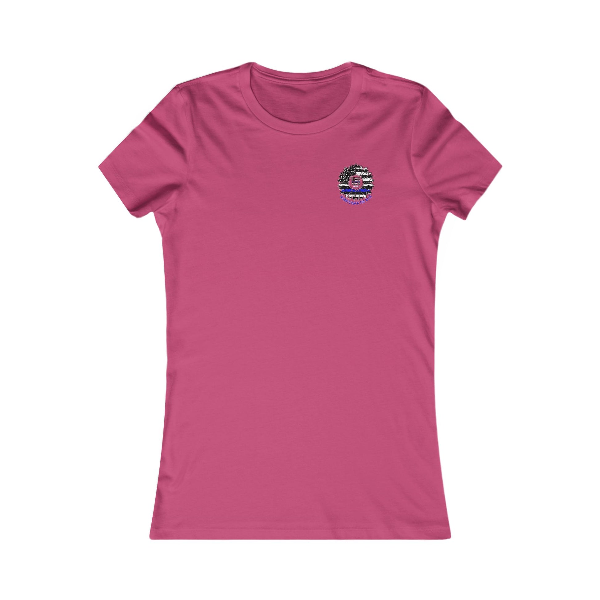 True Americans Never Waver They Always Back The Blue  Women's Favorite Tee - Never Waver