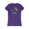 True Americans Never Waver They Always Back The Blue  Women's Favorite Tee - Never Waver