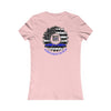 True Americans Never Waver They Always Back The Blue  Women's Favorite Tee - Never Waver