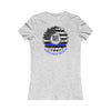 True Americans Never Waver They Always Back The Blue  Women's Favorite Tee - Never Waver