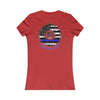 True Americans Never Waver They Always Back The Blue  Women's Favorite Tee - Never Waver