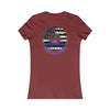 True Americans Never Waver They Always Back The Blue  Women's Favorite Tee - Never Waver