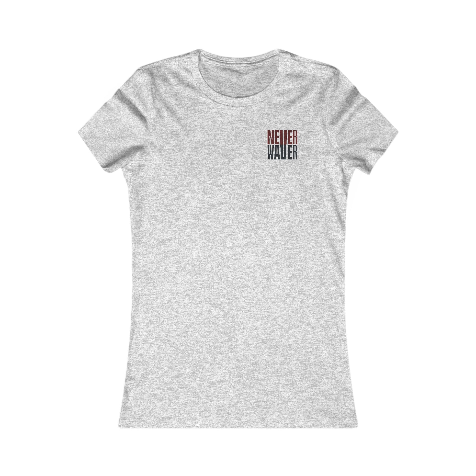 Arizona Fans Never Waver W-Leopard Football Women's Favorite Tee - Never Waver