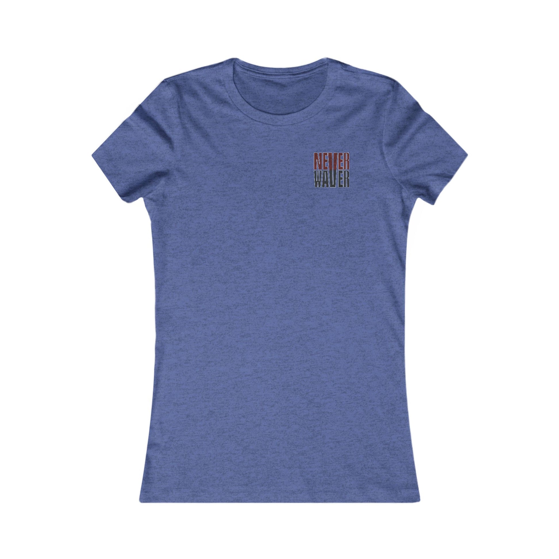 Arizona Fans Never Waver W-Leopard Football Women's Favorite Tee - Never Waver