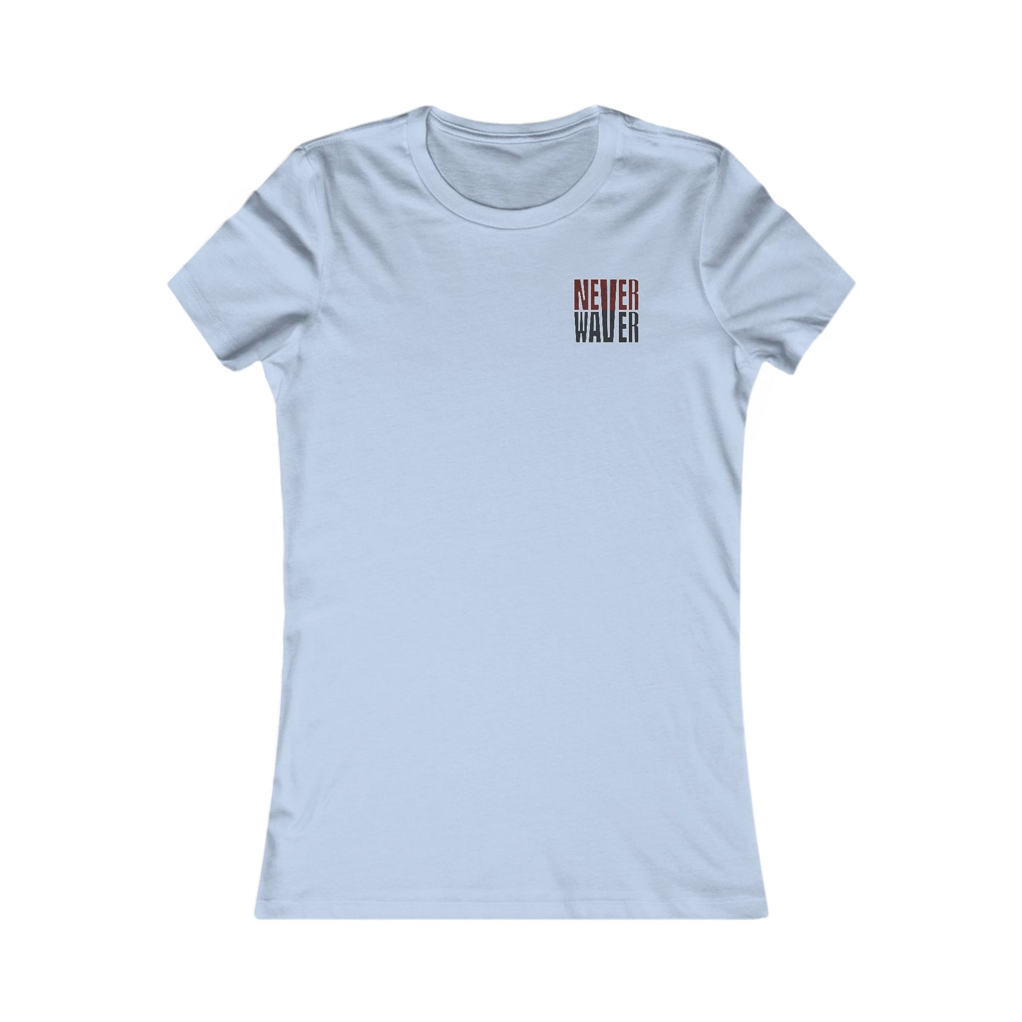 Arizona Fans Never Waver W-Leopard Football Women's Favorite Tee - Never Waver