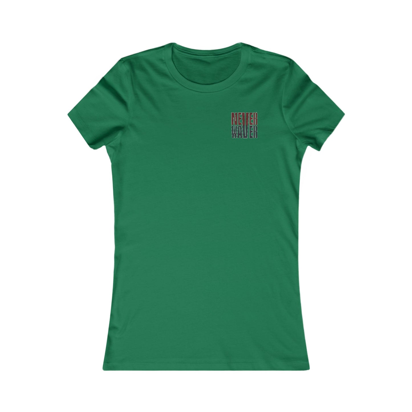 Arizona Fans Never Waver W-Leopard Football Women's Favorite Tee - Never Waver