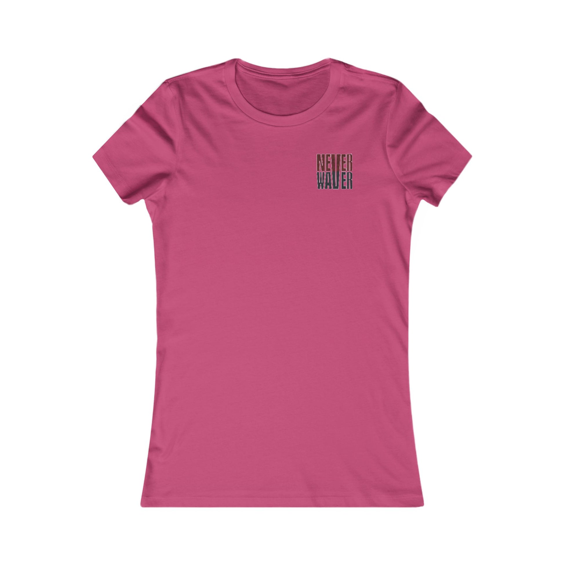 Arizona Fans Never Waver W-Leopard Football Women's Favorite Tee - Never Waver