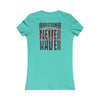 Arizona Fans Never Waver W-Leopard Football Women's Favorite Tee - Never Waver