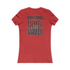 Arizona Fans Never Waver W-Leopard Football Women's Favorite Tee - Never Waver