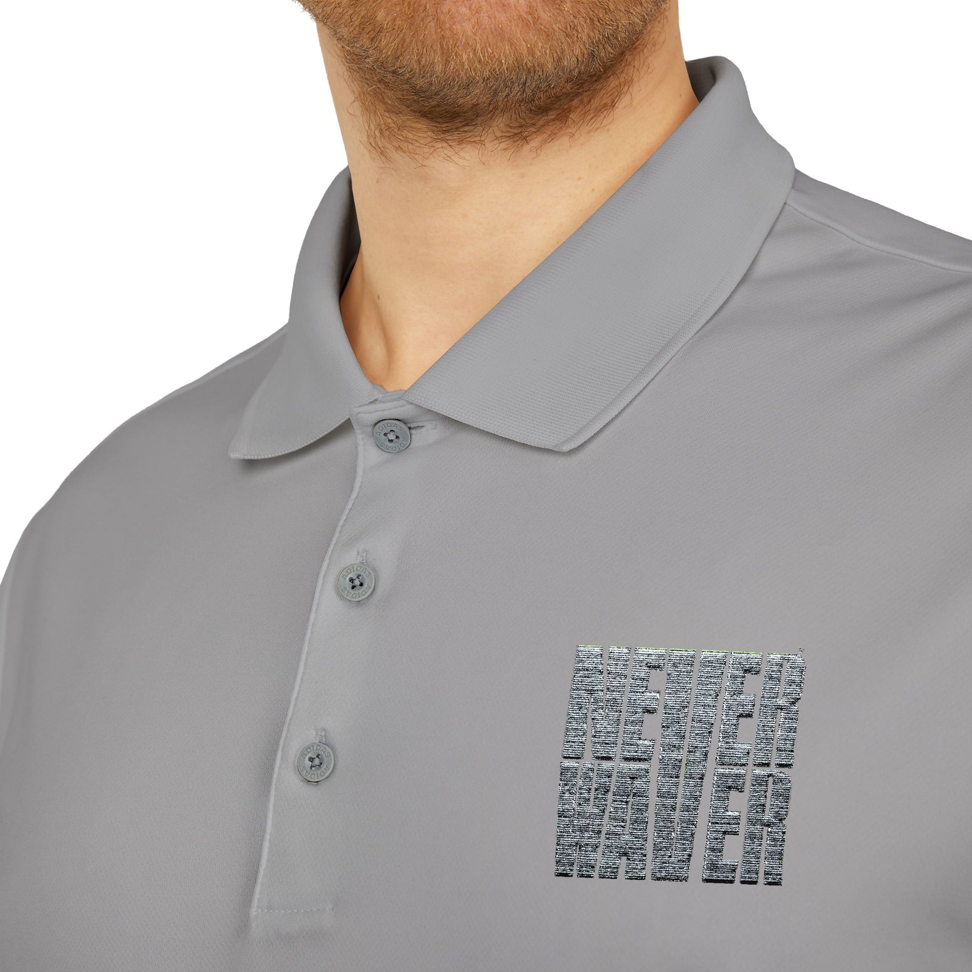Never Waver adidas Unisex Performance Polo - Never Waver